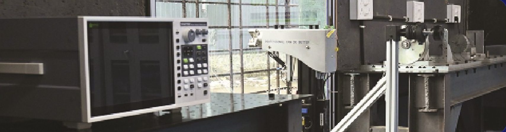Motor test bench in the EYDelta test lab